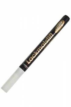 Lackmalstift extrafine weiss, Strichstärke 0,8mm